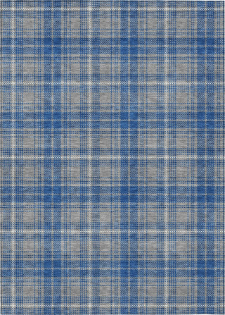 Piper Looms Chantille Plaid ACN993 Gray Machine Washable Area Rug main image