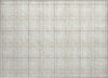 Piper Looms Chantille Plaid ACN993 Ivory Machine Washable Area Rug Scatter Main Image