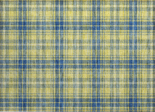 Piper Looms Chantille Plaid ACN993 Yellow Machine Washable Area Rug Scatter Main Image