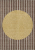 Piper Looms Chantille Stripes ACN994 Brown Machine Washable Area Rug main image
