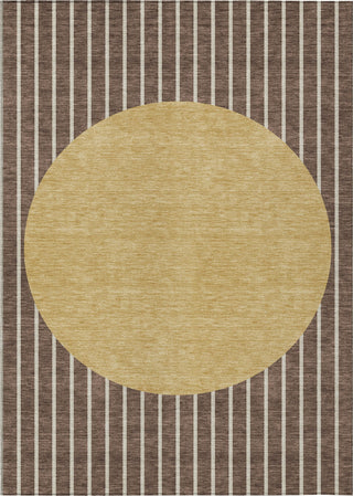 Piper Looms Chantille Stripes ACN994 Brown Machine Washable Area Rug main image