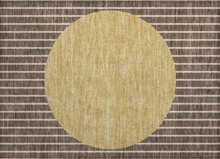 Piper Looms Chantille Stripes ACN994 Brown Machine Washable Area Rug Scatter Main Image
