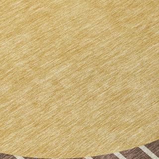 Piper Looms Chantille Stripes ACN994 Brown Machine Washable Area Rug Swatch Image