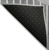 Piper Looms Chantille Stripes ACN994 Gray Machine Washable Area Rug Backing Image