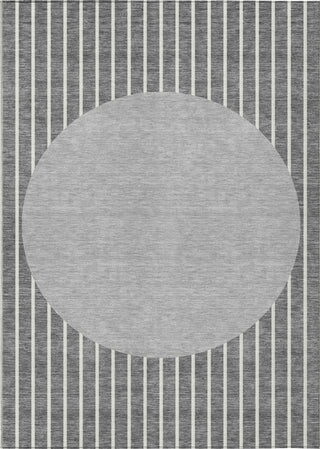 Piper Looms Chantille Stripes ACN994 Gray Machine Washable Area Rug main image