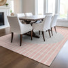 Piper Looms Chantille Stripes ACN994 Pink Machine Washable Area Rug Lifestyle Image Feature