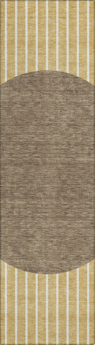 Piper Looms Chantille Stripes ACN994 Wheat Machine Washable Area Rug Runner Main Image