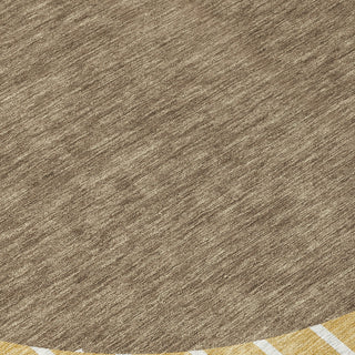 Piper Looms Chantille Stripes ACN994 Wheat Machine Washable Area Rug Swatch Image