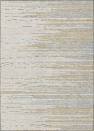 Piper Looms Chantille Stripes ACN996 Linen Machine Washable Area Rug main image