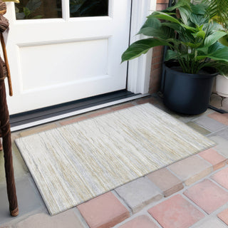 Piper Looms Chantille Stripes ACN996 Linen Machine Washable Area Rug Scatter Outdoor Lifestyle Image Feature