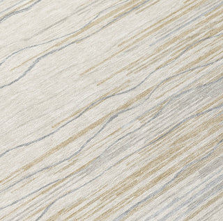 Piper Looms Chantille Stripes ACN996 Linen Machine Washable Area Rug Swatch Image