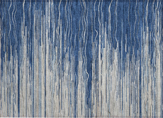Piper Looms Chantille Stripes ACN996 Navy Machine Washable Area Rug Scatter Main Image