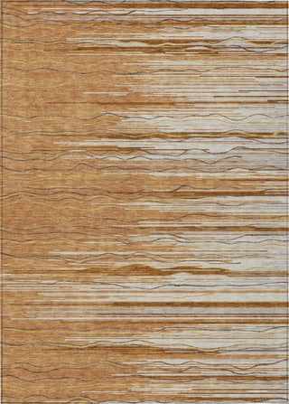 Piper Looms Chantille Stripes ACN996 Paprika Machine Washable Area Rug main image