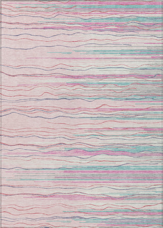 Piper Looms Chantille Stripes ACN996 Pink Machine Washable Area Rug main image