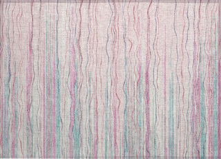 Piper Looms Chantille Stripes ACN996 Pink Machine Washable Area Rug Scatter Main Image