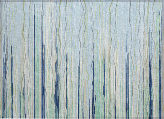 Piper Looms Chantille Stripes ACN996 Sky Machine Washable Area Rug Scatter Main Image