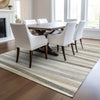 Piper Looms Chantille Stripes ACN997 Ivory Machine Washable Area Rug Lifestyle Image Feature