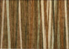 Piper Looms Chantille Stripes ACN997 Paprika Machine Washable Area Rug Scatter Main Image