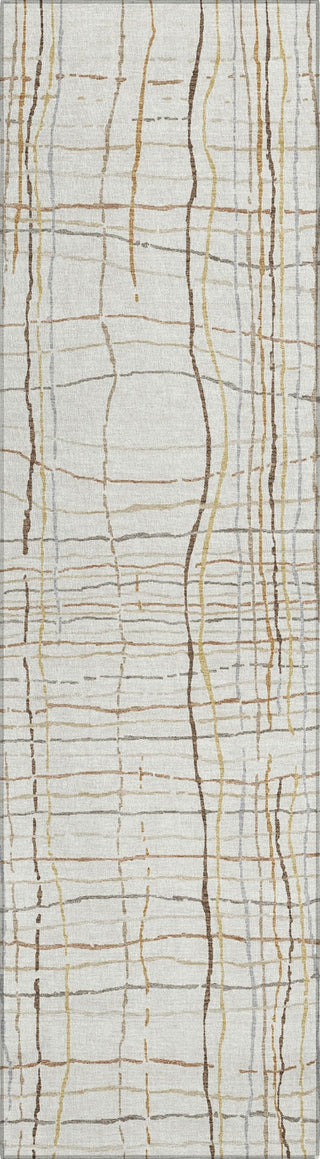 Piper Looms Chantille Stripes ACN998 Ivory Machine Washable Area Rug Runner Main Image