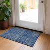 Piper Looms Chantille Stripes ACN998 Navy Machine Washable Area Rug Scatter Lifestyle Image Feature