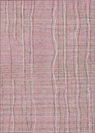 Piper Looms Chantille Stripes ACN998 Pink Machine Washable Area Rug main image