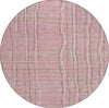 Piper Looms Chantille Stripes ACN998 Pink Machine Washable Area Rug Round Main Image