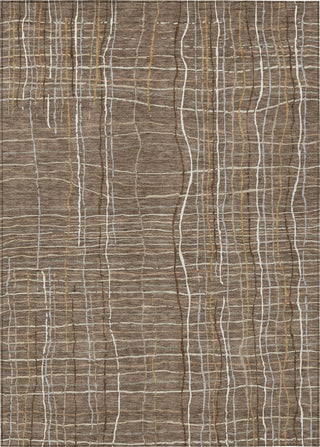 Piper Looms Chantille Stripes ACN998 Taupe Machine Washable Area Rug main image