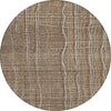 Piper Looms Chantille Stripes ACN998 Taupe Machine Washable Area Rug Round Main Image