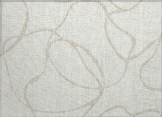 Piper Looms Chantille Swirls ACN999 Ivory Machine Washable Area Rug Scatter Main Image