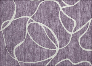 Piper Looms Chantille Swirls ACN999 Purple Machine Washable Area Rug Scatter Main Image