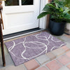Piper Looms Chantille Swirls ACN999 Purple Machine Washable Area Rug Scatter Outdoor Lifestyle Image Feature