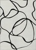 Piper Looms Chantille Swirls ACN999 White Machine Washable Area Rug main image