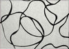 Piper Looms Chantille Swirls ACN999 White Machine Washable Area Rug Scatter Main Image