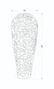 Surya Angad ADG-002 Metallic-Brass Line Drawing