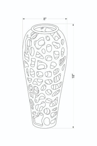 Surya Angad ADG-006 Metallic-Silver Line Drawing
