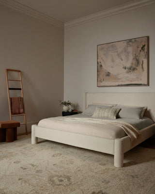 Loloi Adelaide ADE-01 Beige/Ivory/White Area Rug Lifestyle Image Feature