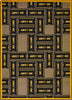 Joy Carpets Any Day Matinee Admit One Brown Area Rug