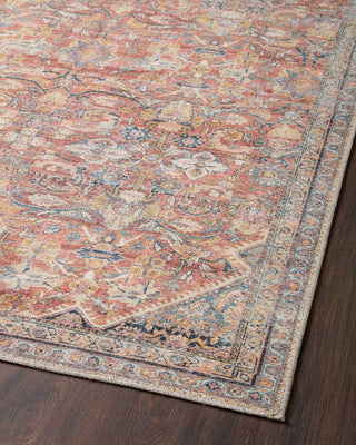 Loloi Adrian ADR-02 Rust / Denim Area Rug Angle Image