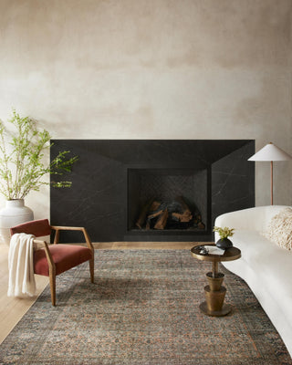 Loloi Adrian ADR-03 Terracotta / Multi Area Rug Lifestyle Image Feature