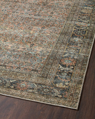 Loloi Adrian ADR-03 Terracotta / Multi Area Rug Angle Image