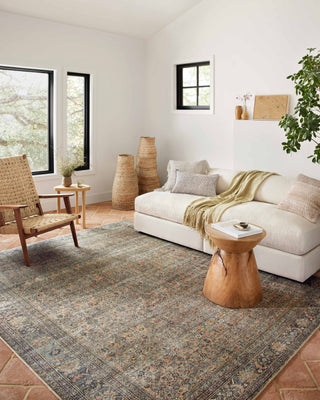 Loloi Adrian ADR-03 Terracotta / Multi Area Rug Lifestyle Image Feature