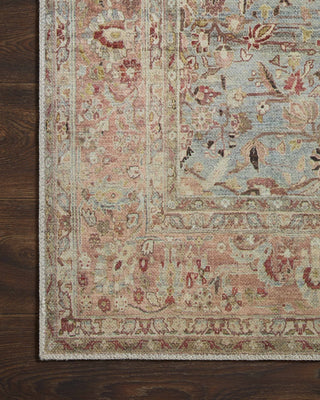 Loloi Adrian ADR-06 Ocean / Clay Area Rug Corner Image