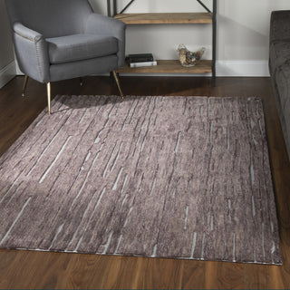 Piper Looms Dazzle ADZ32 Eggplant Area Rug Lifestyle Image Feature