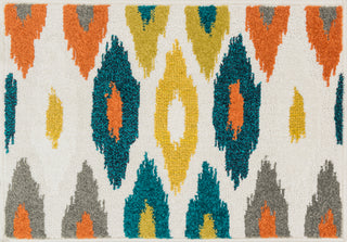 Loloi Terrace HTC03 Ivory / Multi Area Rug aerial 1-8 x 2-6