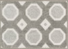 Loloi Terrace HTC07 Ivory / Grey Area Rug aerial 1-8 x 2-6