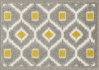Loloi Terrace HTC08 Grey / Citron Area Rug aerial 1-8 x 2-6