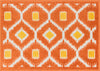 Loloi Terrace HTC08 Orange / Lemon Area Rug aerial 1-8 x 2-6