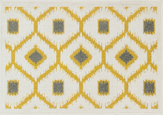 Loloi Terrace HTC08 Citron / Ivory Area Rug aerial 1-8 x 2-6