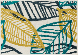 Loloi Terrace HTC17 Ivory / Tropical Area Rug aerial 1-8 x 2-6