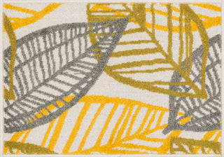 Loloi Terrace HTC17 Ivory / Citron Area Rug aerial 1-8 x 2-6